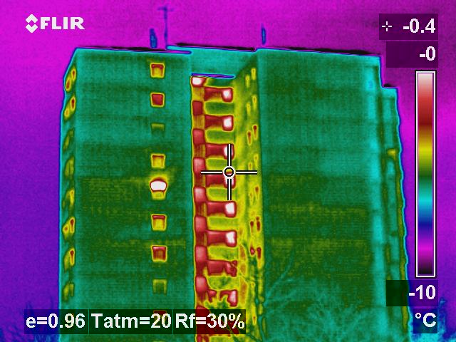 Thermografie Hochhaus
