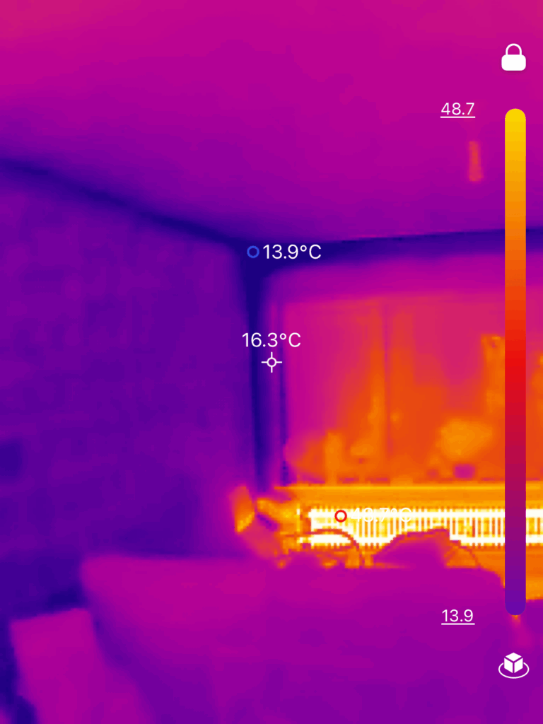 Thermografie Wärmebrücke